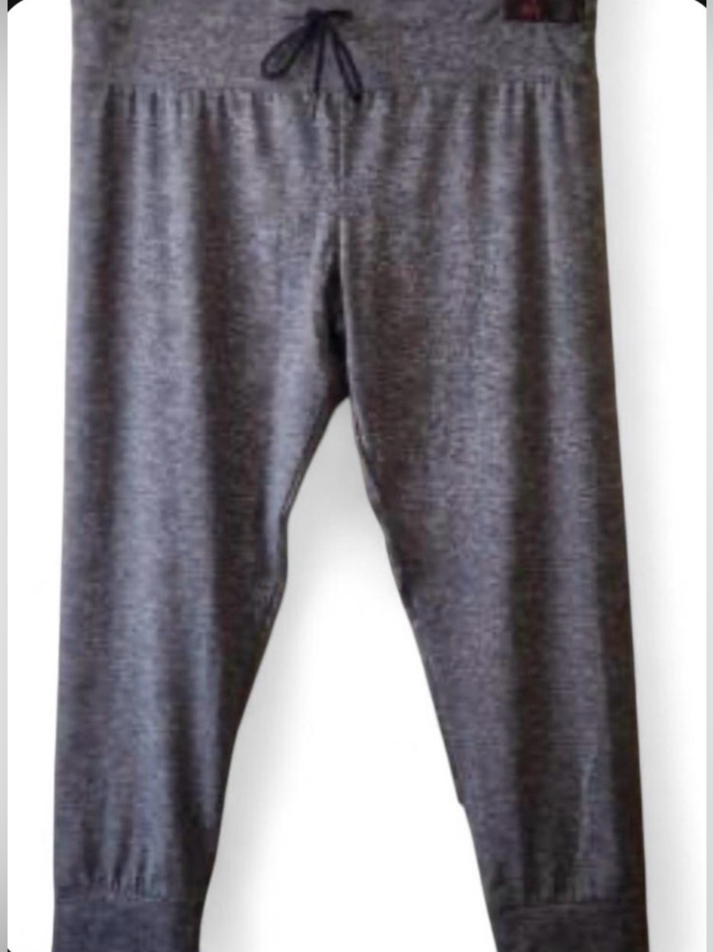 Cozy Heather Gray Jogger Leggings